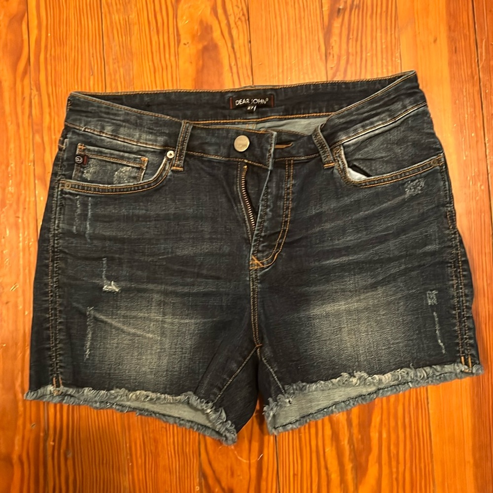 Dear John cutoff Jean shorts, distressed size 27